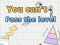 You can't pass level — free online game