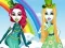 Green Vs Rainbow Fashion Battle — free online game