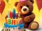 Coloring Book: Lovely Bear Birthday — free online game