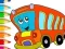 Coloring Book: Bus — free online game