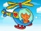 Coloring Book: Cat Driving Helicopter — free online game