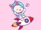 Coloring Book: Rabbit Astronaut — free online game