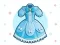 Coloring Book: Bowknot Dress — free online game