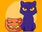 Coloring Book: Halloween Cat — free online game