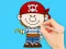 Coloring Book: Pirate — libreng online na laro