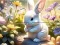 Jigsaw Puzzle: Sunny Forest Rabbit — free online game