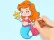 Coloring Book: Beautiful Mermaid Princess — free online game