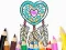 Coloring Book: Heart Dreamcatcher — free online game