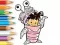 Coloring Book: Monster Costume Girl — free online game