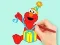 Coloring Book: Elmo Gift — free online game