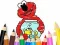 Coloring Book: Elmo New Friend — free online game