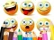 Coloring Book: Funny Emoji — free online game