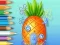 Coloring Book: Pineapple-House — free online game