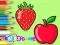 Coloring Book: Apple And Strawberry — free online game