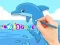 Coloring Book: Cute Dolphin — free online game