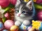 Jigsaw Puzzle: Easter Cat — free online game