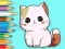 Coloring Book: Cute Kitten — free online game