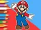 Coloring Book: Mario Happy Skating — free online game