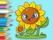 Coloring Book: Sunflowers — free online game