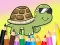 Coloring Book: Sunglasses Turtle — free online game
