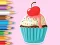 Coloring Book: Apple Cupcake — free online game
