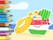 Coloring Book: Summer Beach Gear — free online game