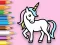Coloring Book: Happy Unicorn — brezplačna spletna igra