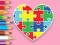Coloring Book: Heart Jigsaw — free online game