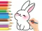 Coloring Book: Cute Rabbit — free online game
