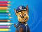 Coloring Book: Paw Patrol Chase — free online game