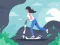 Electric scooter rides jigsaw — free online game