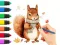 Coloring Book: Autumn Squirrel — free online game