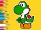 Coloring Book: Yoshi Fishing Day — free online game