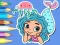 Coloring Book: Jellyfish Mermaid — free online game
