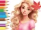 Coloring Book: Barbie Autumn Tale — free online game