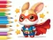 Coloring Book: Super Rabbit — free online game