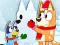Jigsaw Puzzle: Bluey Christmas Snowman — free online game