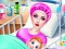 Cluiche Pregnant Mom Newborn Care ar líne