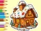Coloring Book: Christmas Candy House — free online game