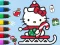 Coloring Book: Hello Kitty Christmas — free online game