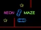 Neon Car Maze — free online game