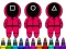 Coloring Book: Squid Game Mask — free online game