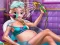 Pregnant Ice Queen Bath Care — free online game