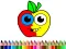 Back To School: Apple Coloring Book — free online game