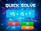 Гаме Quick Solve онлајн