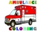 Žaidimas Ambulance Trucks Coloring Pages internete