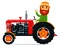 Cartoon Farm Traktors — free online game