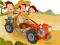 Cartoon Tractor Puzzle — free online game