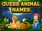 Guess Animal Names — free online game