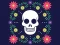 Cluiche Colorful Skull Jigsaw ar líne
